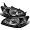 Spec-D Tuning 04-05 Honda Civic Crystal Housing Headlights Black 2LH-CV04JM-RS - alternate 1
